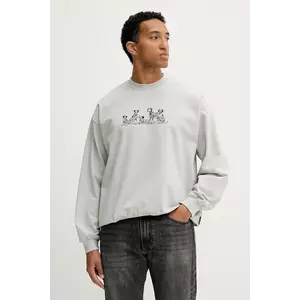 Kaotiko bluză culoarea gri, cu imprimeu, AR053-01-G002 imagine