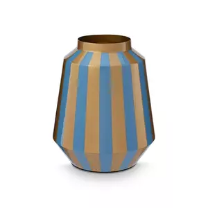 Pip Studio vază decorativă Stripes Light Blue 24 x 29 cm imagine