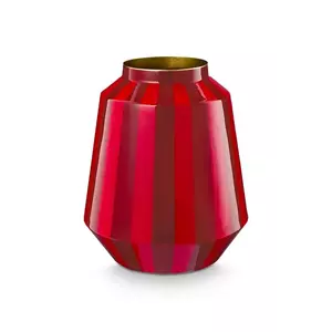 Pip Studio vază decorativă Stripes Dark Red 24 x 29 cm imagine