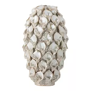 Bloomingville vază decorativă Glenda 21 x 34 cm culoarea bej imagine