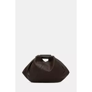 MM6 Maison Margiela poșetă de piele culoarea maro, SB5WD0029.P7255.T2625 imagine