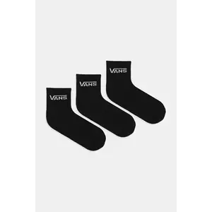 Vans șosete 3-pack culoarea negru, VN000QBWBLK1 imagine