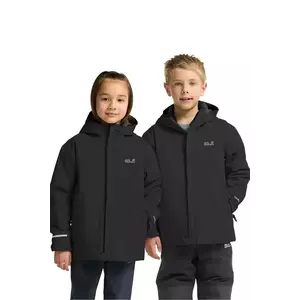 Jack Wolfskin geacă copii FLOWLINE SKI JKT KIDS culoarea negru, A65317 imagine