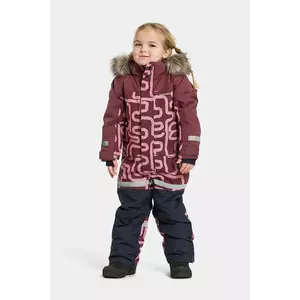 Didriksons salopete de iarnă pentru copii BJÄRVEN PR K COV 2 culoarea bordo, 505845 imagine