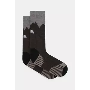 The North Face șosete cu lână culoarea maro, NF0A8EGQFUC1 imagine