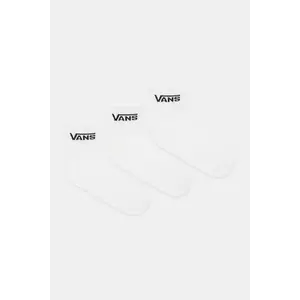 Vans șosete 3-pack culoarea alb, VN000QBWWHT1 imagine