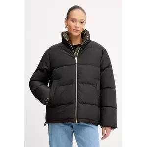 Just Cavalli geacă cu două fețe culoarea verde, de iarnă, 79PAS422 CQDS5 imagine