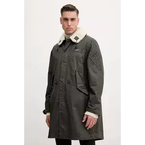 Aeronautica Militare hanorac culoarea verde, de tranziție, AB3020UCT04215 imagine