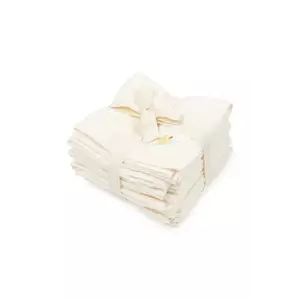 Fanga Fontana set de prosoape NUVOLI 10 PACK MUSLIN CLOTH GOTS 10-pack FA100010 imagine