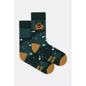 Medicine ciorapi de bumbac culoarea verde imagine