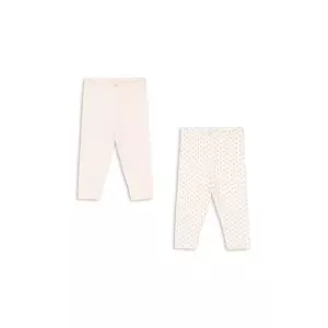 Fanga Fontana leggins bebe BELLO 2 PACK PANTS OCS culoarea roz, FA100002 imagine