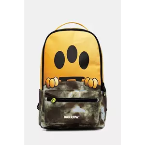 Barrow rucsac culoarea galben, mare, cu imprimeu, F5BWUABP091 imagine