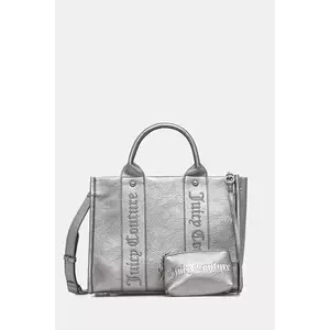 Juicy Couture poșetă Iris Embroidery culoarea argintiu, BIJIR8946WVP imagine