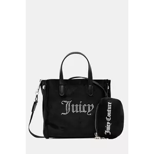 Juicy Couture poșetă Iris Velvet culoarea negru, BIJIR8945WZC imagine