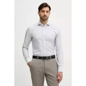 BOSS cămașă din bumbac culoarea bleumarin, 50550643 imagine