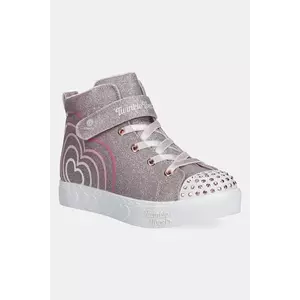 Skechers teniși copii HEART STEPS - HEART GLOW culoarea bej, 314623L imagine