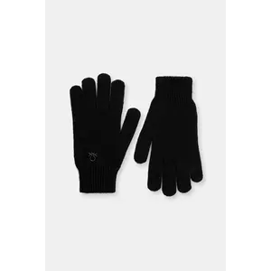 United Colors of Benetton mănuși cu lână culoarea negru, 126WCG00M imagine