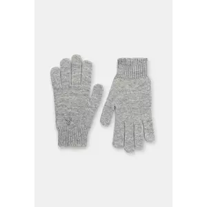 United Colors of Benetton mănuși cu lână culoarea gri, 126WCG00M imagine