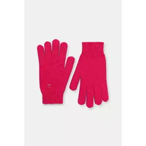 United Colors of Benetton mănuși cu lână culoarea roz, 126WCG00M imagine