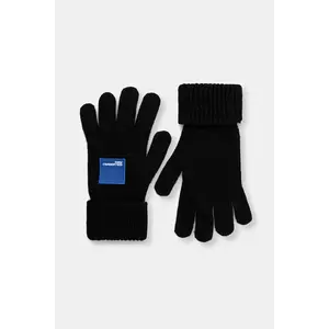 Karl Lagerfeld Jeans mănuși din amestec de lână culoarea negru, A4W33137 imagine