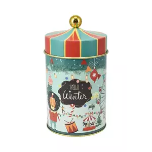 Affek Design recipient cu capac 10 x 18 cm culoarea bleumarin imagine