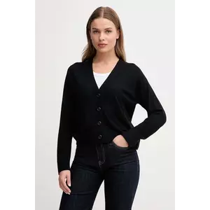 United Colors of Benetton cardigan din lână culoarea negru, light, 11AHD604R imagine