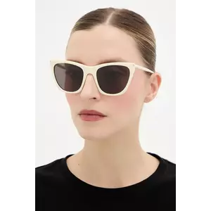 Saint Laurent ochelari de soare KATE THIN culoarea maro SL 214 imagine