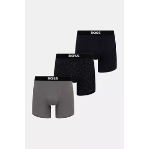 BOSS boxeri 3-pack culoarea negru, 50549856 imagine