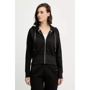 BOSS bluză lounge culoarea negru, cu glugă, uni, 50545635 imagine