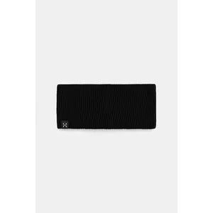 Haglöfs bentiță din lână Vassi culoarea negru, 607790 imagine