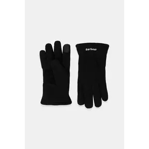 Barbour mănuși Coalford Fleece culoarea negru, MGL0108 imagine