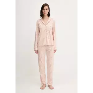 women'secret pijamale de bumbac culoarea portocaliu, bumbac, 4852096 imagine