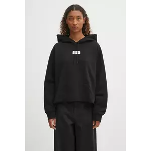 MM6 Maison Margiela hanorac de bumbac x MM6 Wardro culoarea negru, cu glugă, uni, S52GU0234.M25025.900 imagine