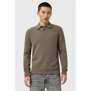 AllSaints pulover din amestec de lână STATTEN uni, M038KA imagine