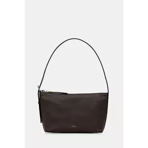 A.P.C. geantă de bumbac Sac Vera Shoulder culoarea negru, PXCBL.F61974 imagine