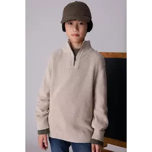 Mayoral pulover de bumbac pentru copii culoarea bej, light, 7304 imagine