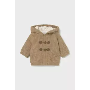 Mayoral Newborn cardigan bebe culoarea maro, 2330 imagine