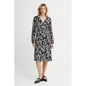 Marc O'Polo rochie culoarea negru, mini, drept, 509098321303 imagine