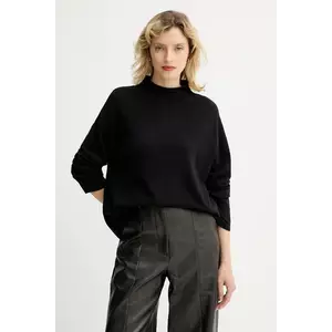 Marc O'Polo pulover din amestec de lână culoarea negru, light, cu turtleneck, 509511860481 imagine
