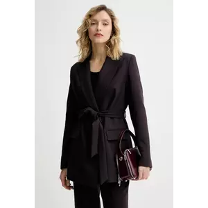 Answear.LAB sacou culoarea violet, un singur rand de nasturi, neted imagine