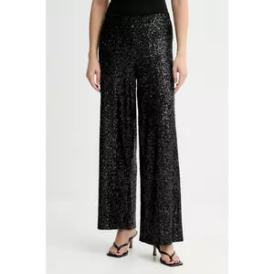 Answear.LAB pantaloni culoarea negru, lat, high waist imagine