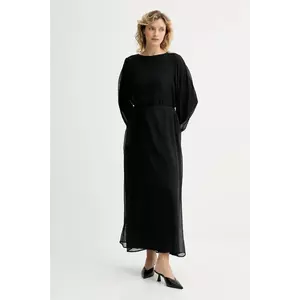 Answear.LAB rochie culoarea negru, maxi, oversize imagine