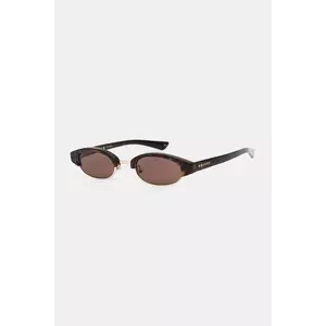 Alexander McQueen ochelari de soare culoarea maro, AM0534S imagine