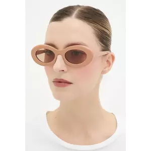 Saint Laurent ochelari de soare culoarea maro, SL 594 imagine