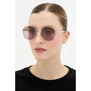 Chloé ochelari de soare culoarea argintiu, CH0325S imagine