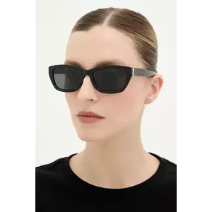 Saint Laurent ochelari de soare culoarea negru, SL M153 imagine