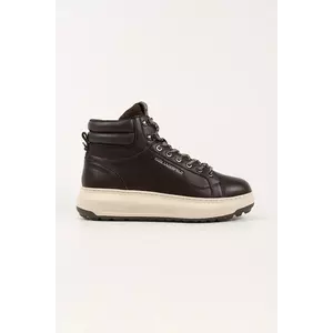 Karl Lagerfeld sneakers din piele KAPRI LUG culoarea maro, KL57555 imagine