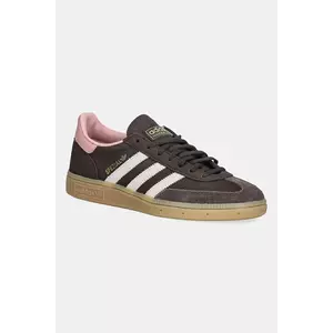 adidas Originals sneakers din piele întoarsă Handball Spezial culoarea maro, JR0852 imagine