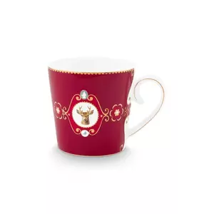 Pip Studio ceașcă Love Birds Medallion 300 ml culoarea roșu imagine