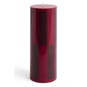 HAY lumânare decorativă Column Candle 9 x 25 cm culoarea roșu imagine